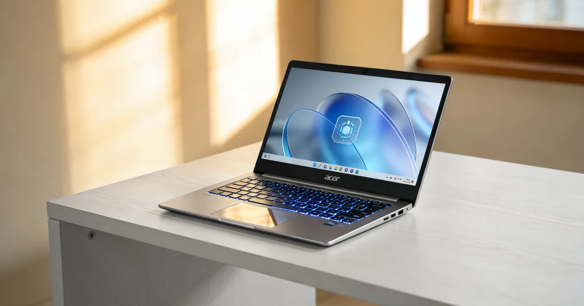 Immagine di anteprima per l'articolo: Acer Chromebook Plus 514: recensione del laptop con IA Google